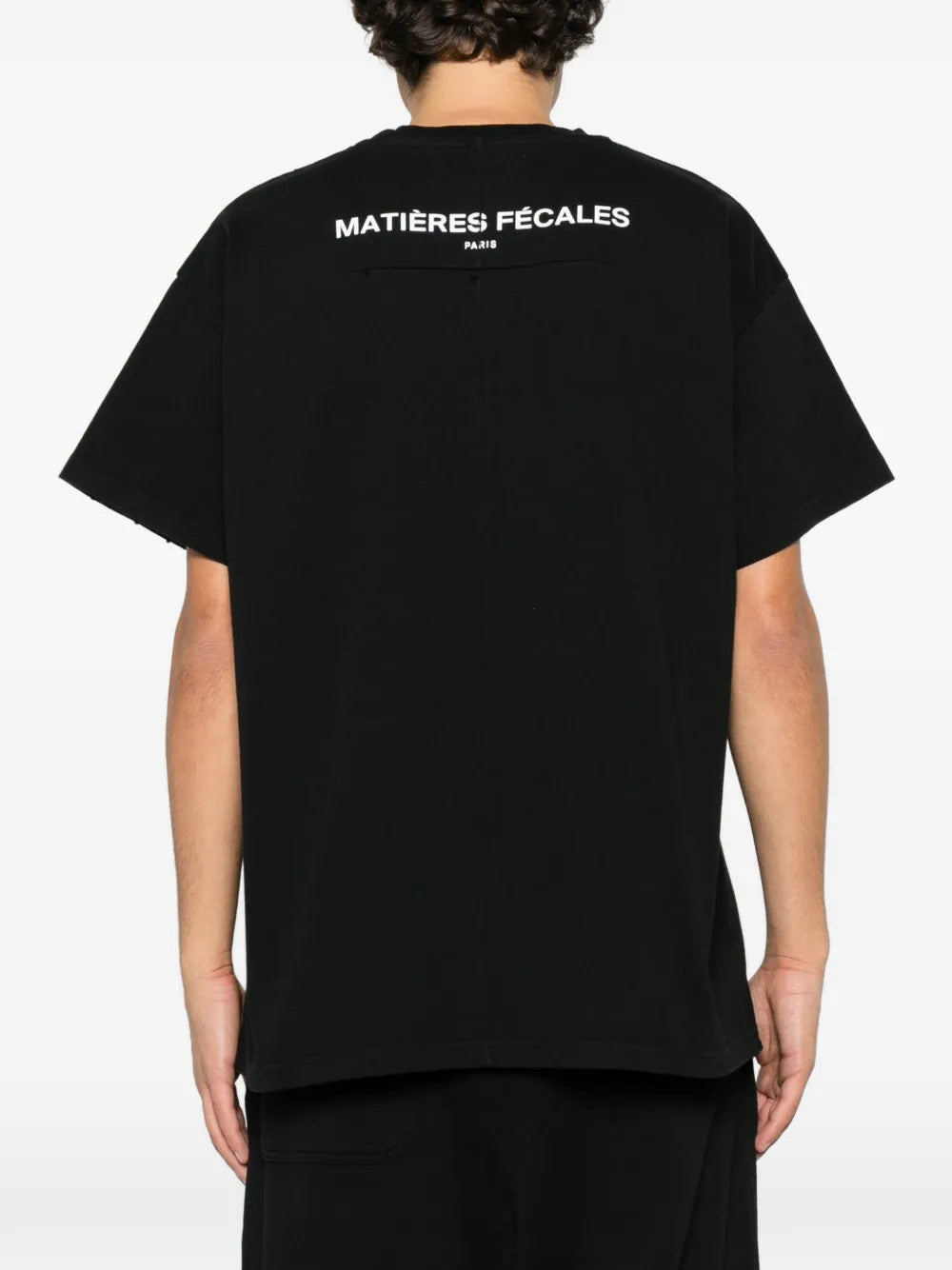 Black t-shirt, front view