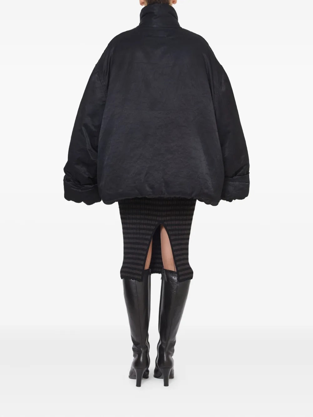 Black jacket, full body view