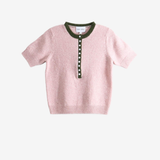 Pink shirt, front view