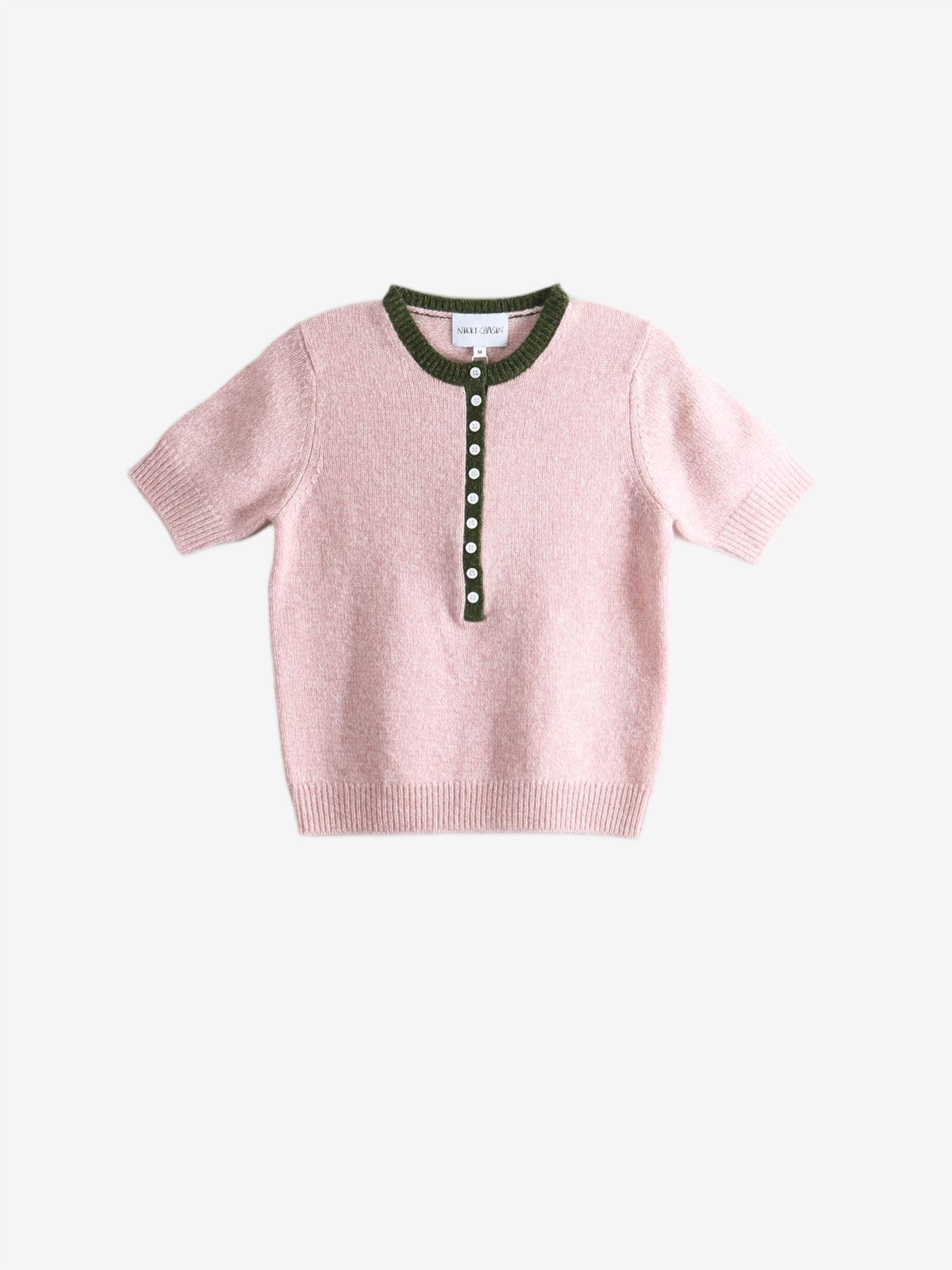 Pink shirt, front view