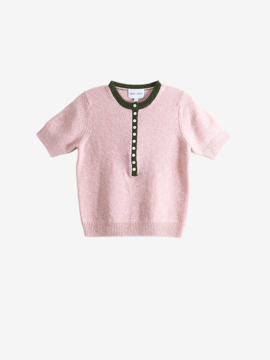 Pink shirt, front view