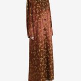 Burgundy jacket, full body view