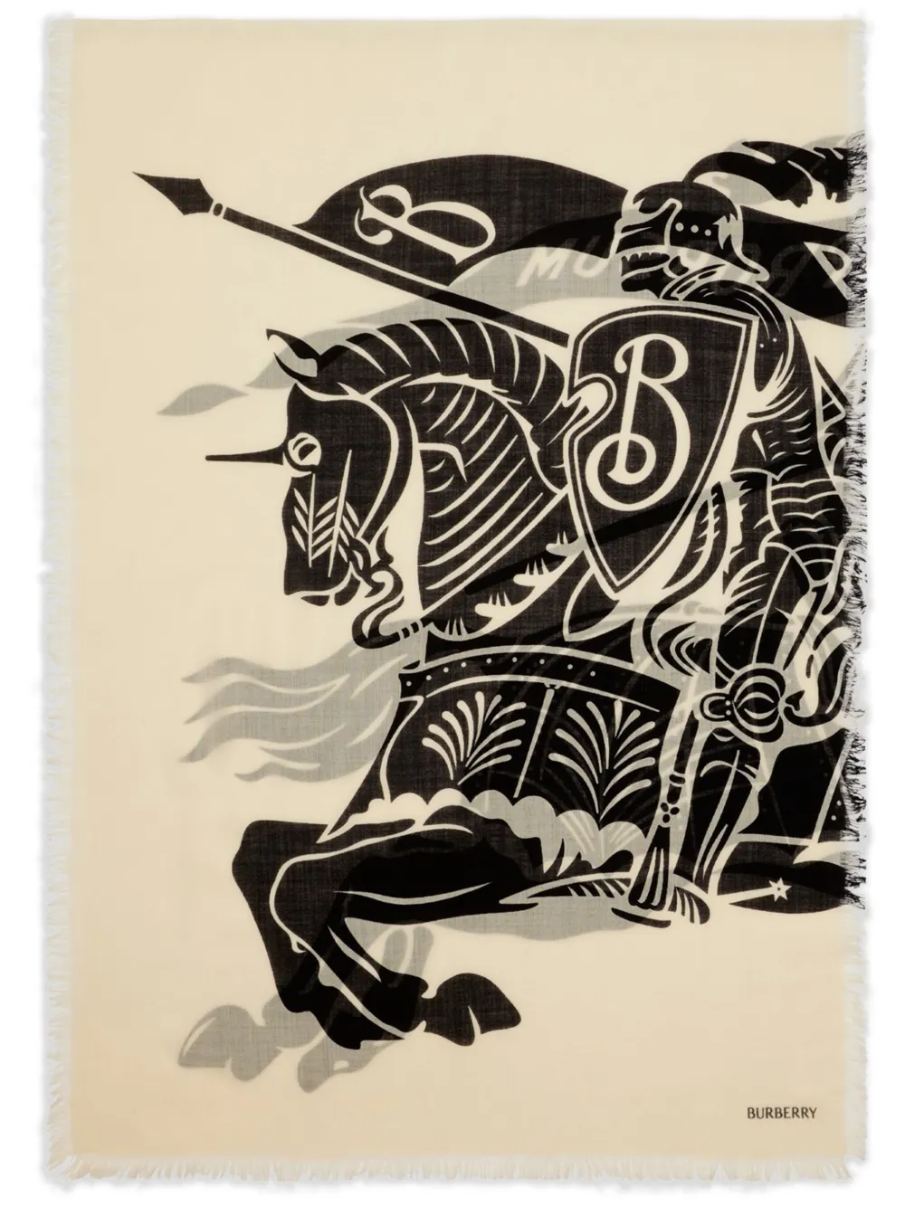 Black scarve, front view