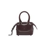 Burgundy bag, front view