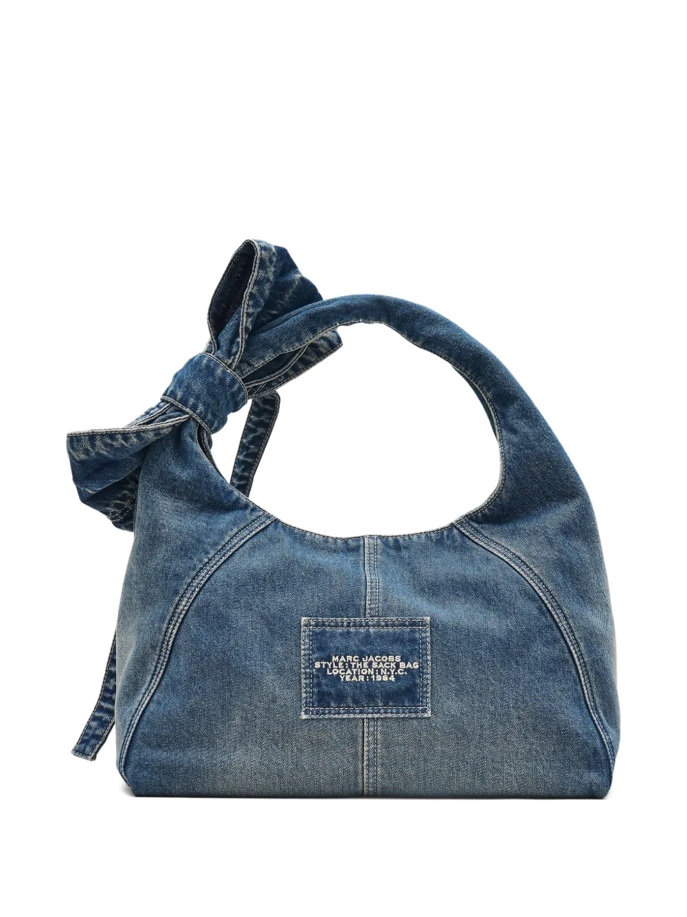 blue bags,back view 