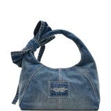 blue bags,back view 