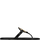 Black sandal, front view