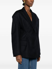 DRIES VAN NOTEN Women Luxurious Wool Flannel From Lovat Mill Jacket