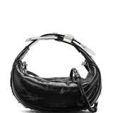 Black bags, front view