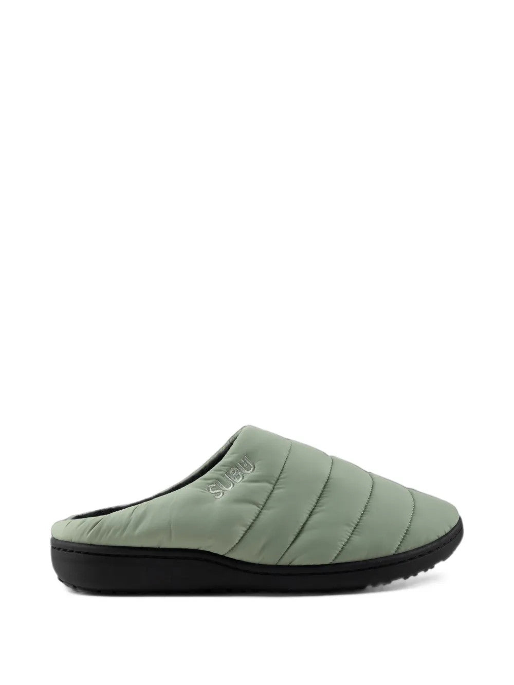 Green shoes, side view