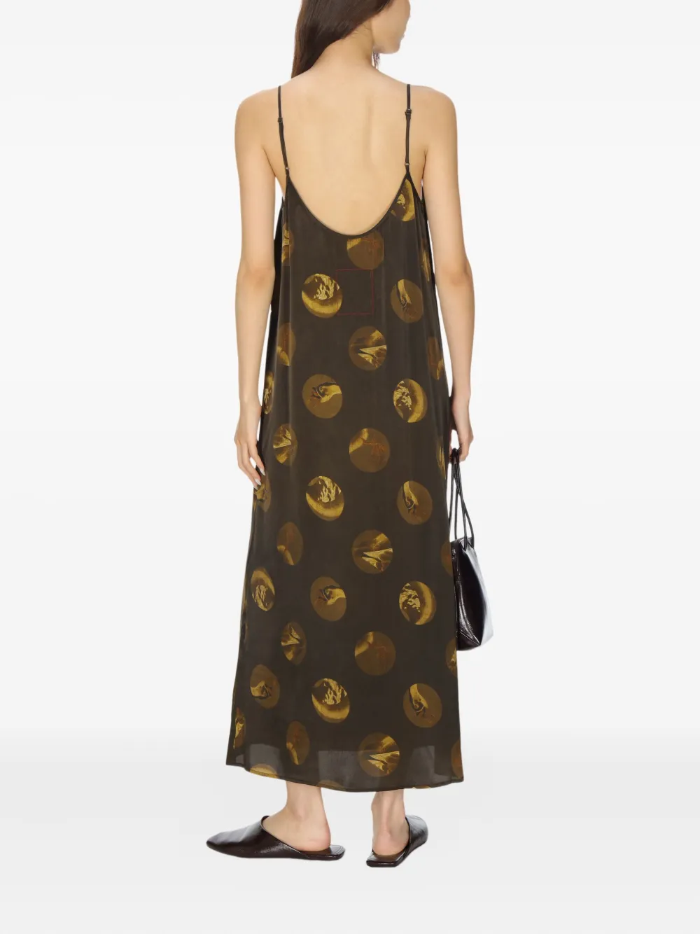 Brown dresses, full body view