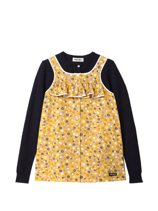 Yellow top, front view