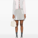 Grey knitwear, full body view