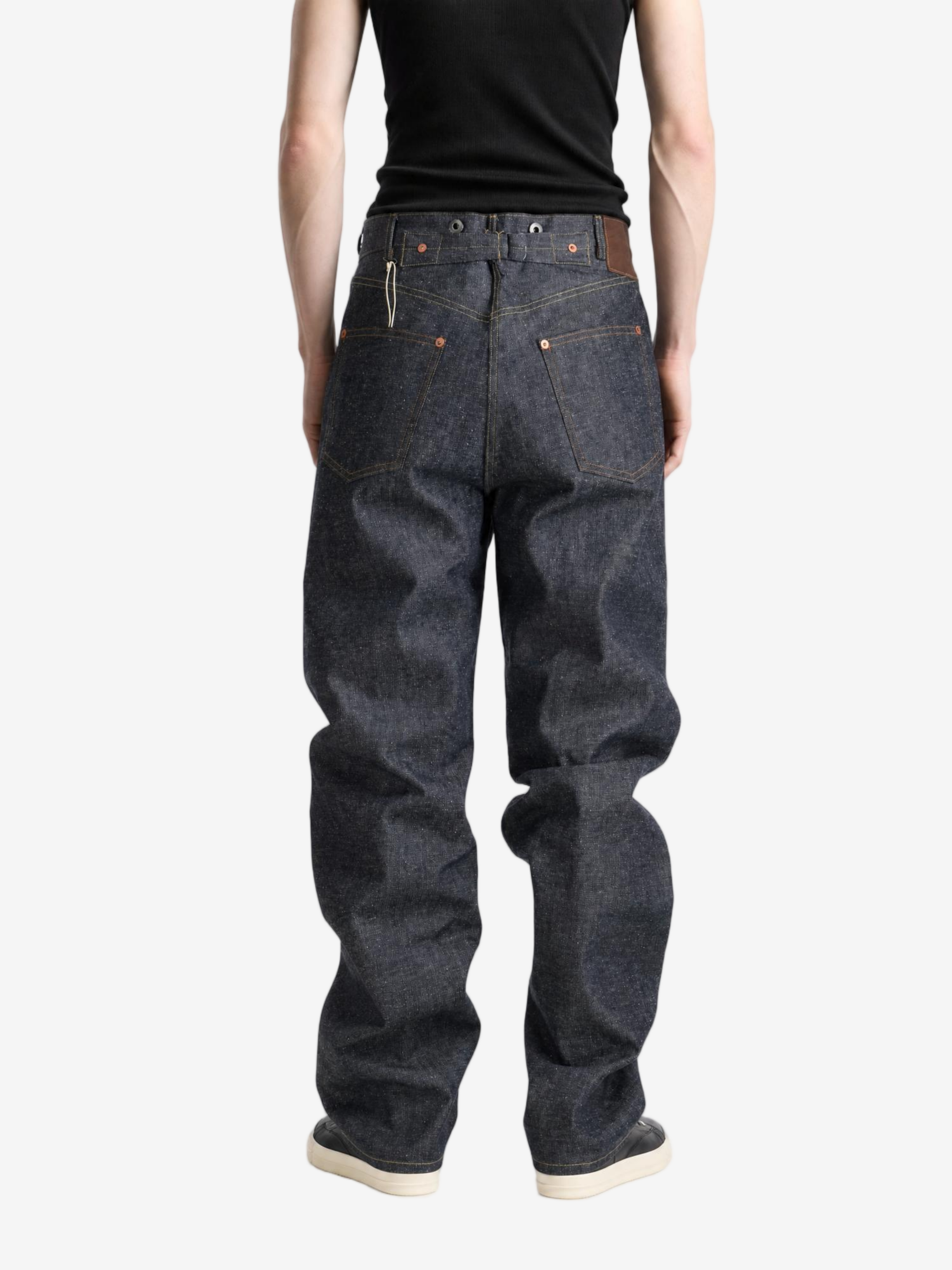 Black pants, full body view