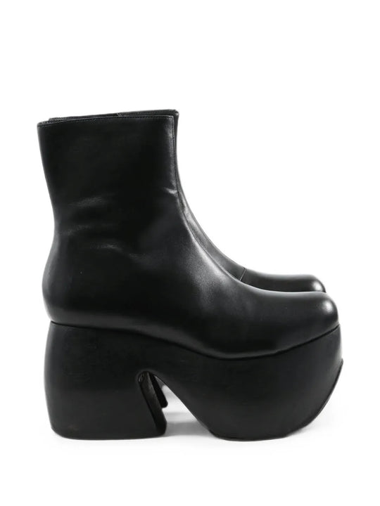 Black boots, side view