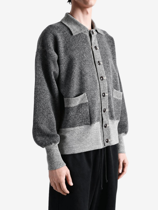 Grey jacket, front view