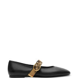 Black flats, front view