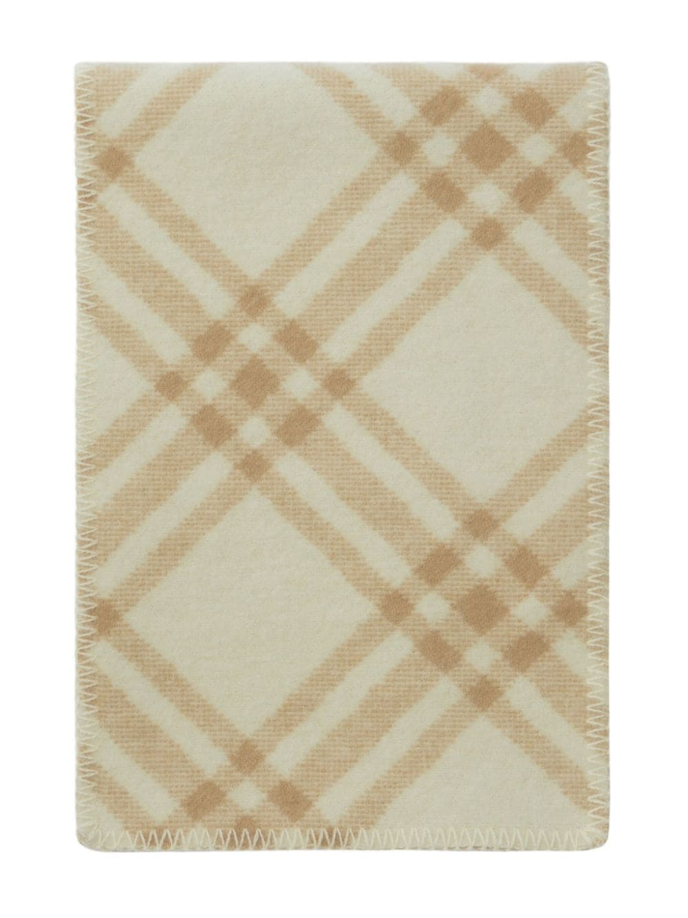 BURBERRY Check Wool Scarf
