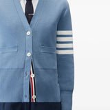 Blue knitwear, front view