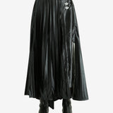 Black skirt worn by a person, showing the skirt's fit