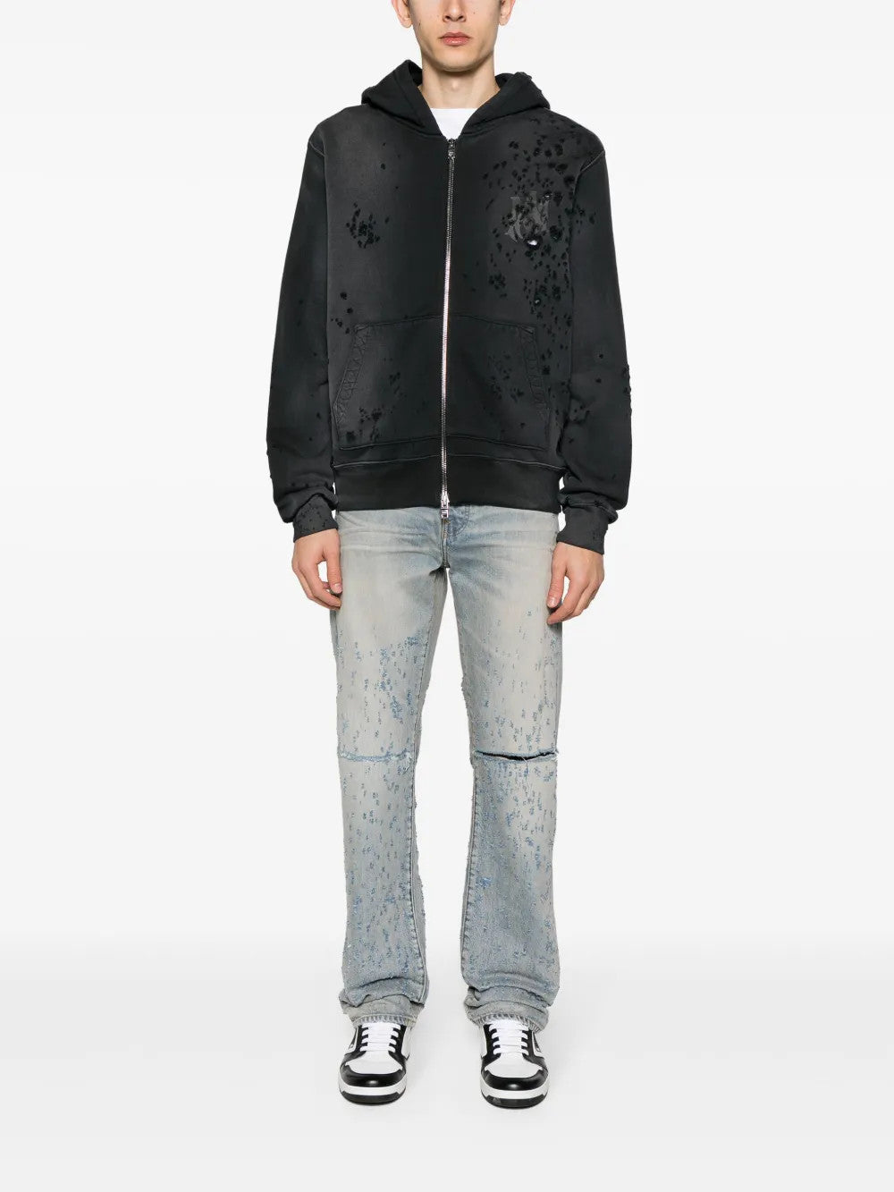 Blue jeans, full body view