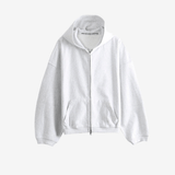 Grey hoodie, front view