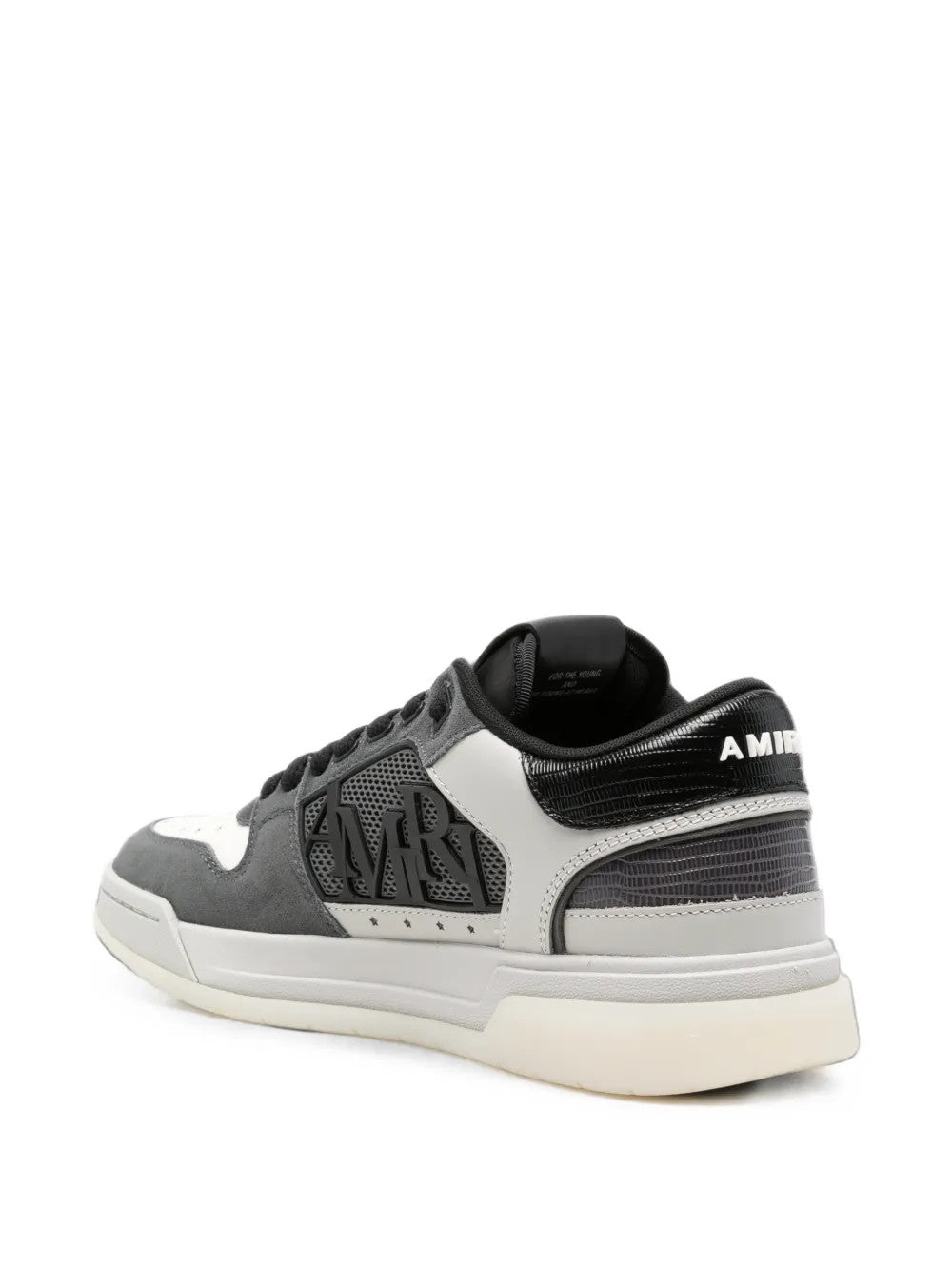 Grey shoes, side view