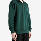 Green knitwear, full body view