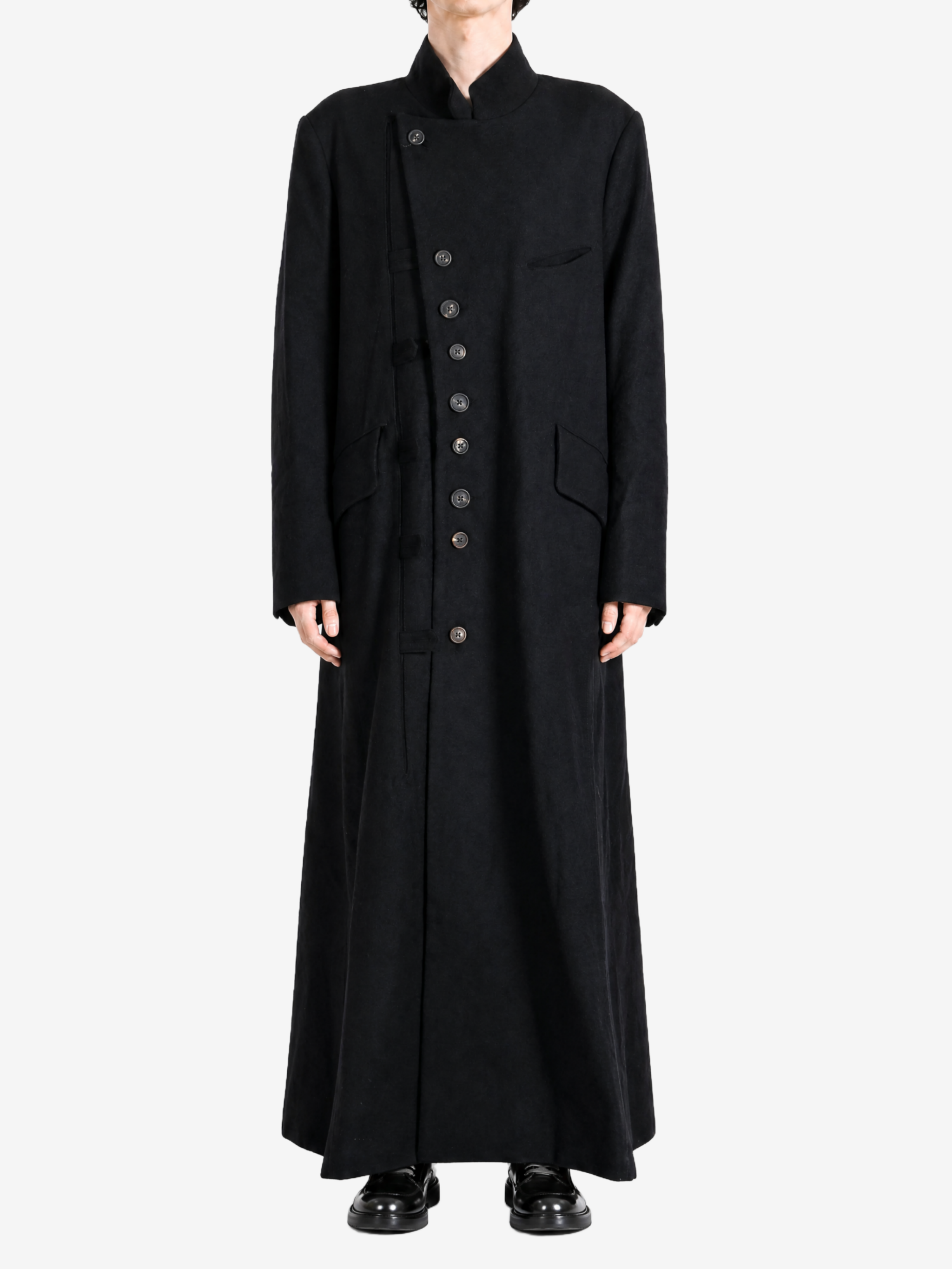 Black jacket, front view