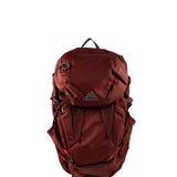 Burgundy bag, front view