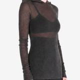 Brown top worn by a person, showing the top fit