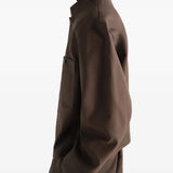 Brown jacket, front view
