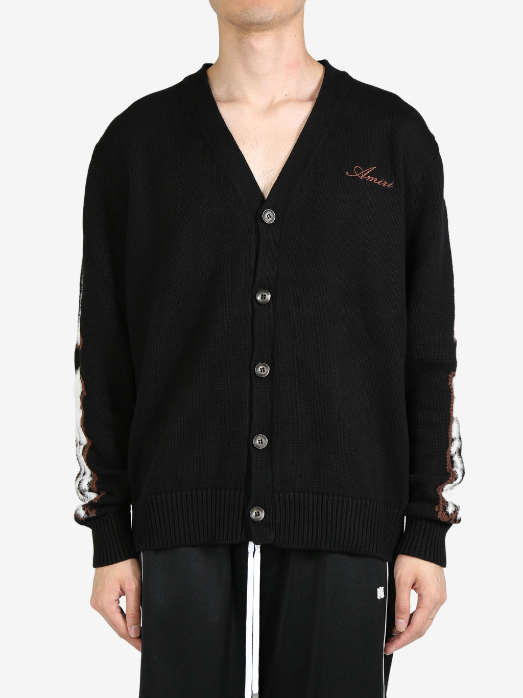 AMIRI - Men Leopard Bones Cardigan