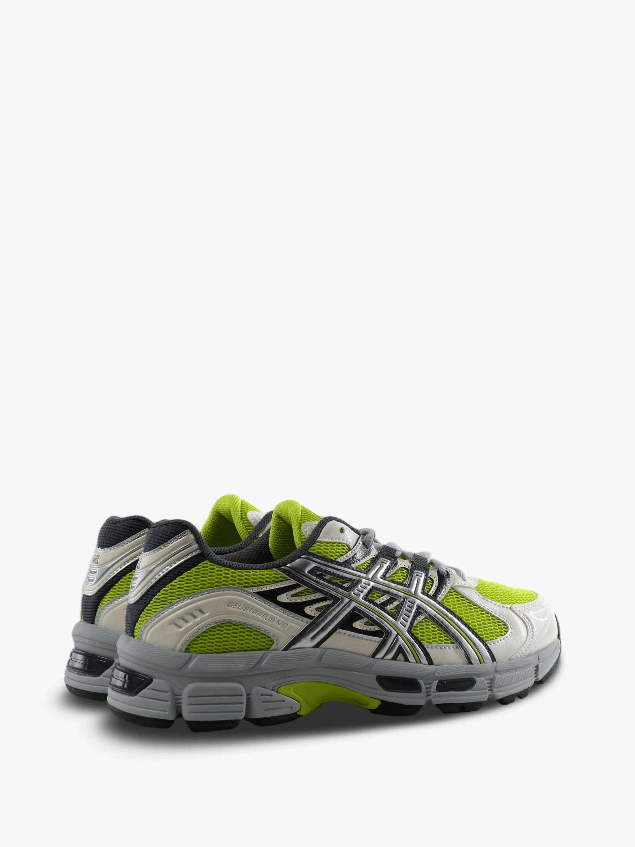 Green shoes, side view