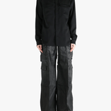 Black shirts, full body view