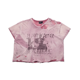Purple t-shirt, front view