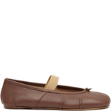 Brown flats, front view