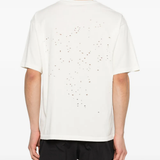 White t-shirt, full body view