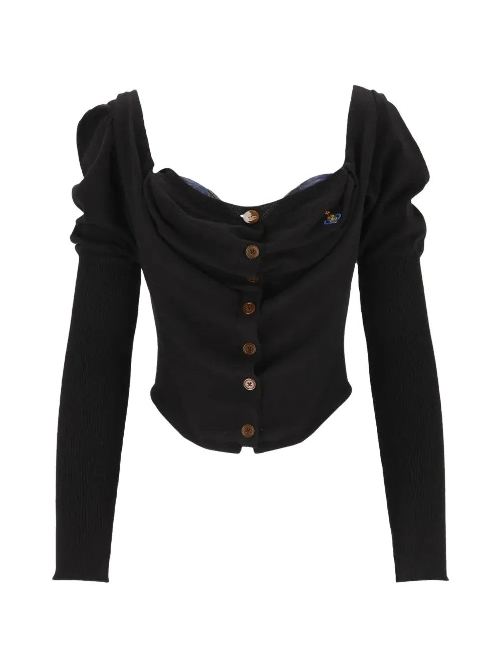 Black top, front view