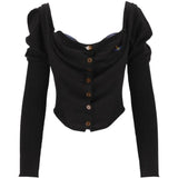 Black top, front view
