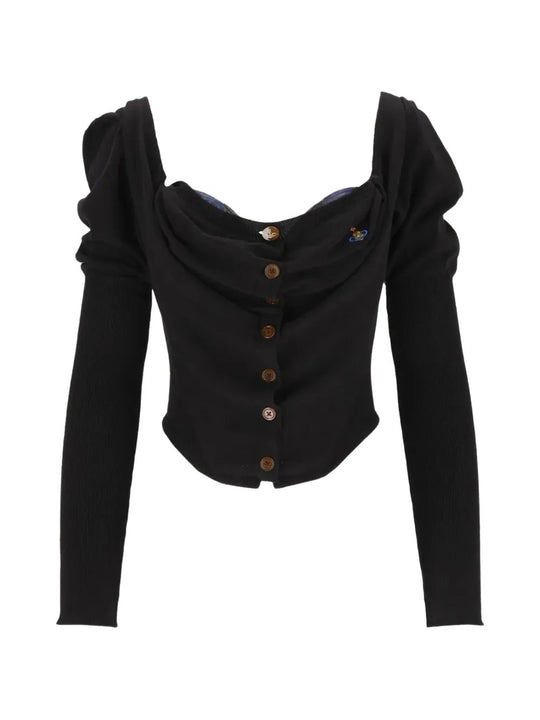 Black top, front view