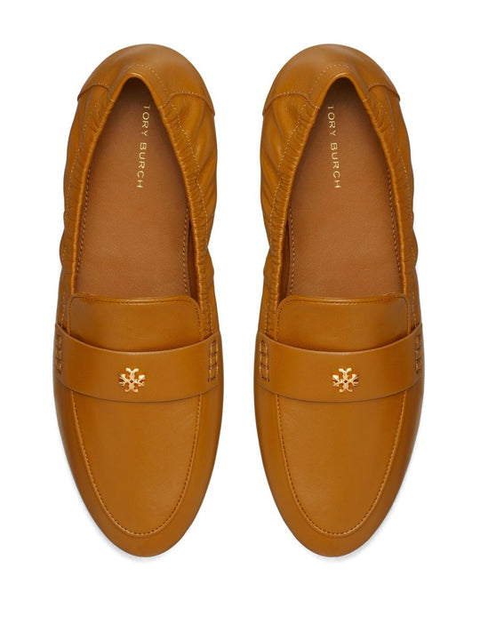 Brown loafer, front view