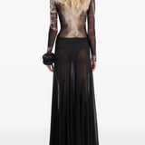 Black top, full body view
