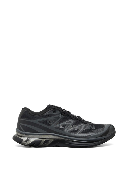 Black sneakers, front view