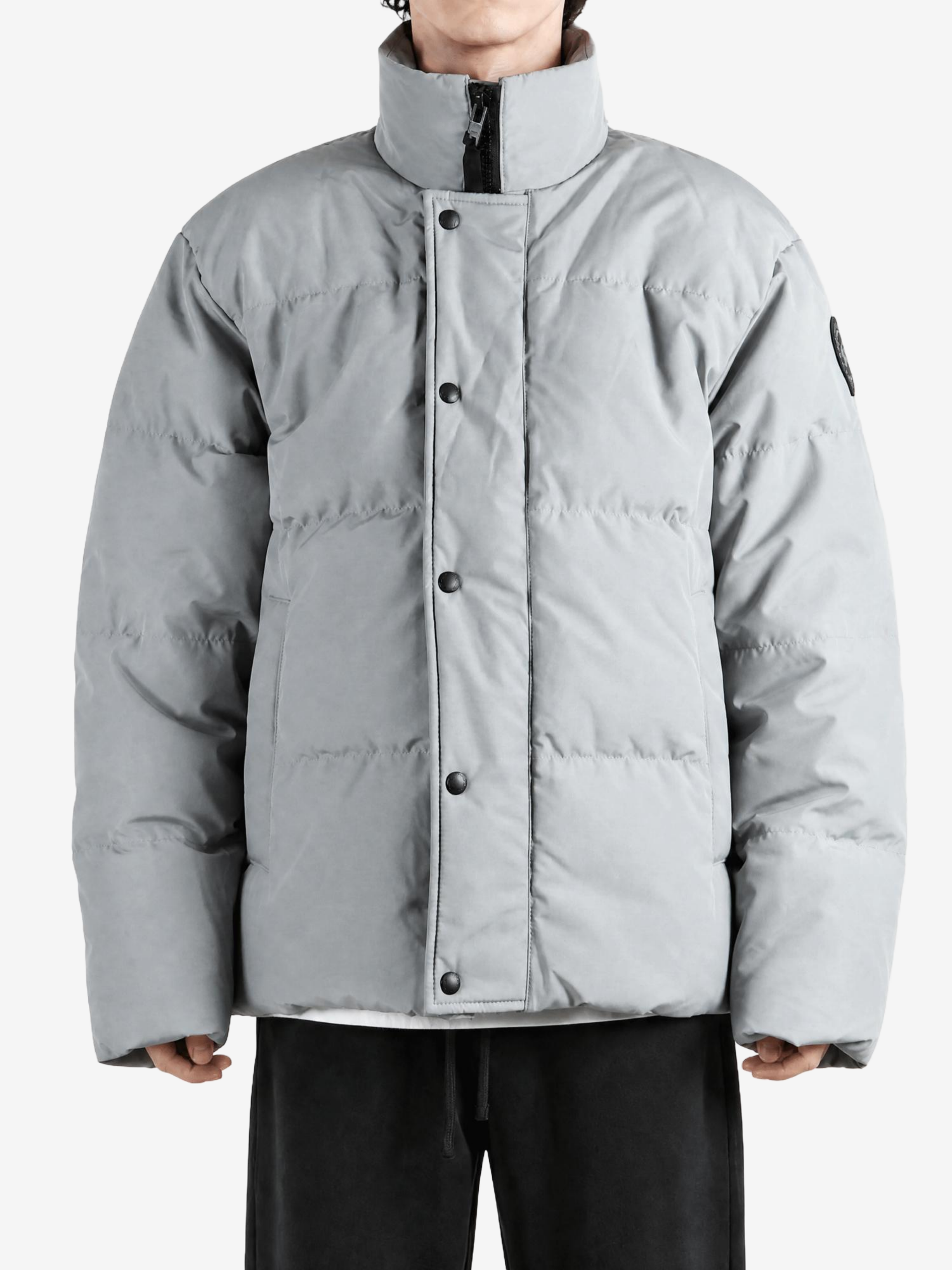 Grey jacket, front view