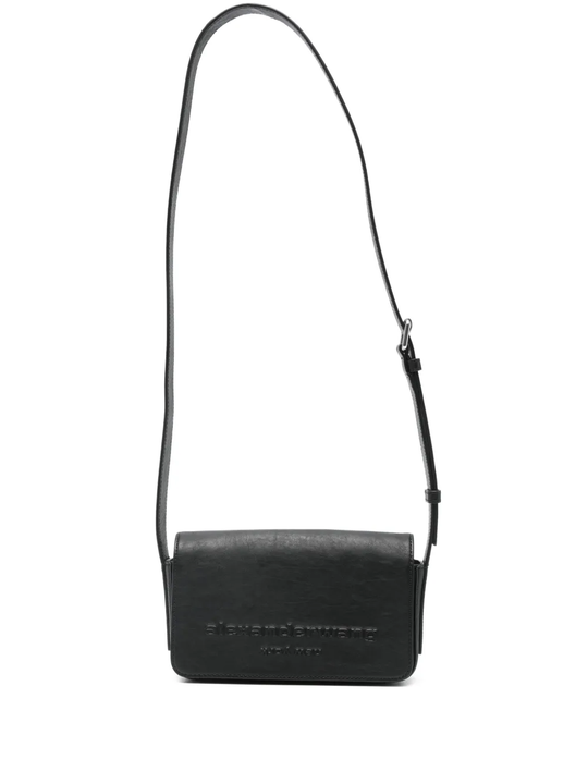 black bag, front view