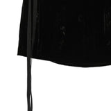 Black skirt, front view