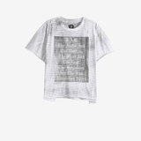 White t-shirt, front view