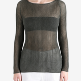 ISSEY MIYAKE - Women Chiffon Twist 2 Shirt