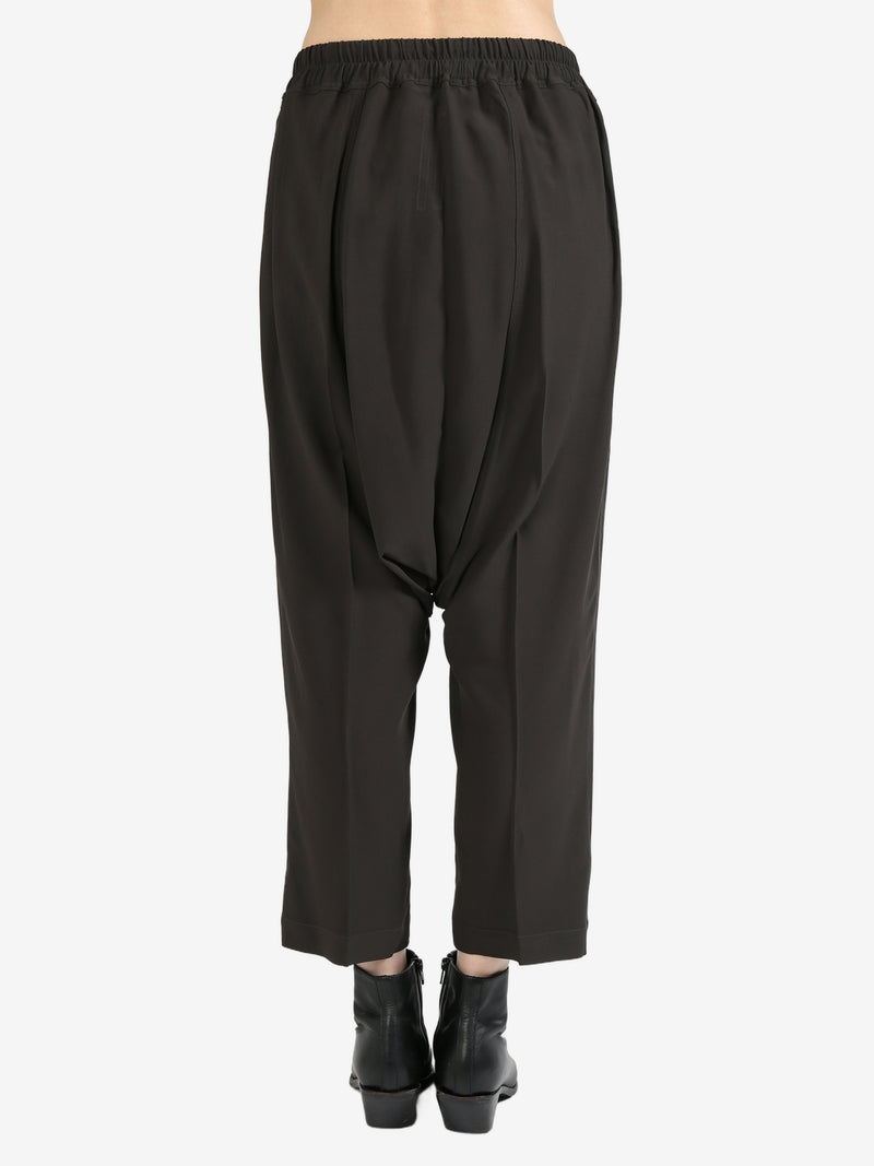 RICK OWENS - Women Drawstring Cropped Pants